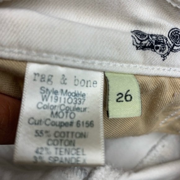 Rag & bone moto shortie shorts - Picture 5 of 8